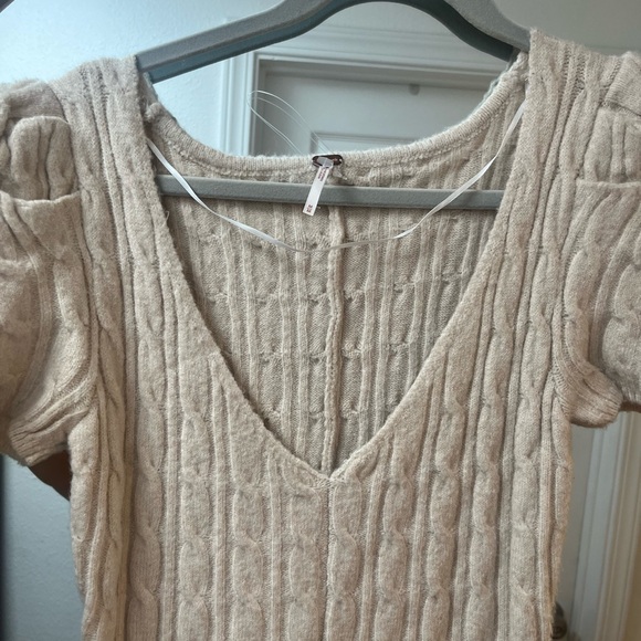 Free People Madsen Cable-Knit Scoop Neck Maxi Dress - Picture 4 of 6